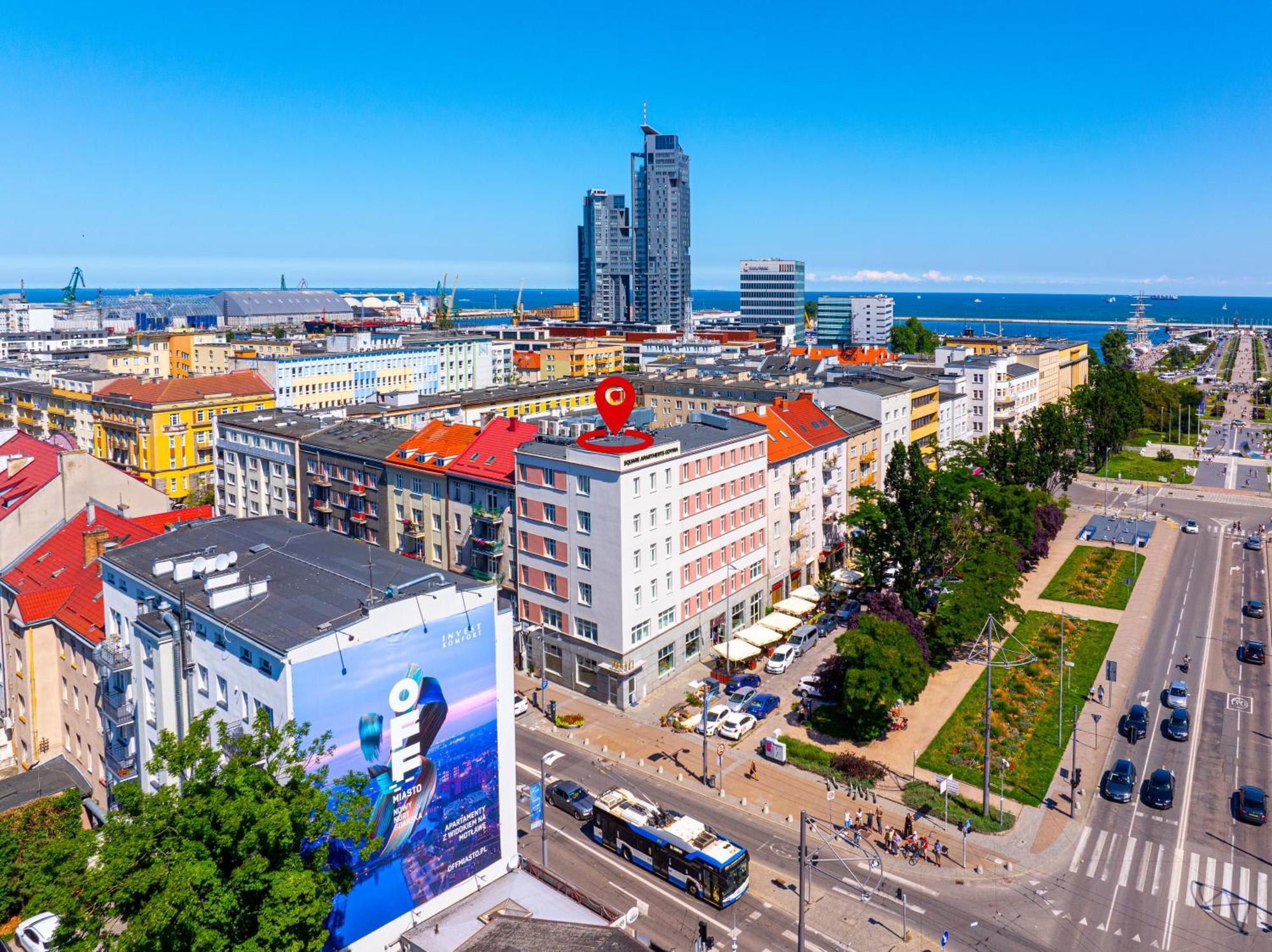 Square Apartments Gdynia Exterior foto